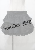 Na+H / フリル付ショートパンツ  黒 Y-25-07-25-072-PU-PA-SZ-ZY