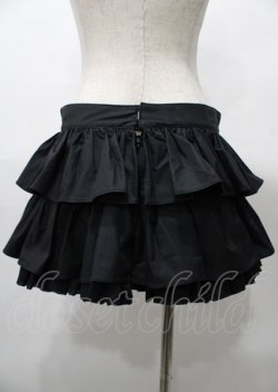 画像2: Na+H / フリル付ショートパンツ  黒 Y-25-07-25-072-PU-PA-SZ-ZY