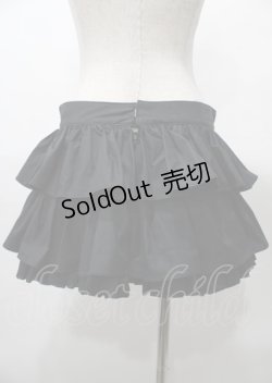 画像2: Na+H / フリル付ショートパンツ  黒 Y-25-07-25-072-PU-PA-SZ-ZY