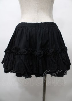 画像2: Na+H / フリルスカート  黒 Y-25-07-25-074-PU-SK-SZ-ZY