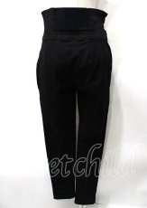 画像2: Moi-meme-Moitie / ダブルベルト十字架パンツ 黒 Y-25-07-25-082-MO-PA-SZ-ZS (2)