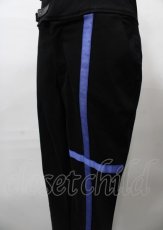 画像4: Moi-meme-Moitie / ダブルベルト十字架パンツ 黒 Y-25-07-25-082-MO-PA-SZ-ZS (4)