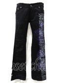 h.ANARCHY / 龍ptチャイナボタンパンツ  黒 Y-25-07-25-086-HN-PA-SZ-ZY