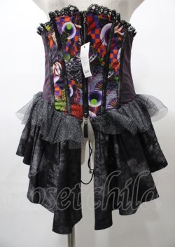 画像1: Qutie Frash / フリルラップコルセット  パープル Y-25-07-25-089-QU-TO-SZ-ZY