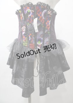 画像1: Qutie Frash / フリルラップコルセット  パープル Y-25-07-25-089-QU-TO-SZ-ZY
