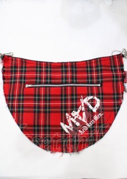 画像1: MAD / チェックフラップ - 赤 Y-25-07-25-092-PU-ZA-SZ-ZY