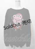 NieR Clothing / ブル美プリントトレーナー   Y-25-07-25-012-PU-TO-0-ZY