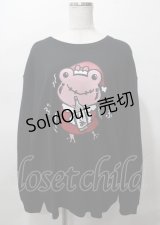 NieR Clothing / ブル美プリントトレーナー   Y-25-07-25-012-PU-TO-0-ZY