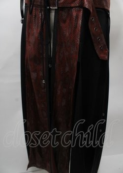 画像5: Qutie Frash / ベルトロングベスト  黒×赤 Y-25-07-25-096-QU-TO-SZ-ZY