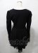 画像2: PUNK RAVE / Asymmetric Pointed Hem Flare Sleeves Gothic Dress M-L 黒 Y-25-07-25-100-PU-OP-SZ-ZY (2)