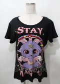CUPCAKE CULT / STAY MAGICA TEE XL ブラック Y-25-07-25-101-PU-TS-SZ-ZY
