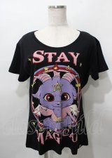 CUPCAKE CULT / STAY MAGICA TEE XL ブラック Y-25-07-25-101-PU-TS-SZ-ZY