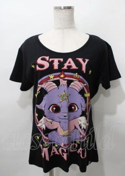 画像1: CUPCAKE CULT / STAY MAGICA TEE XL ブラック Y-25-07-25-101-PU-TS-SZ-ZY