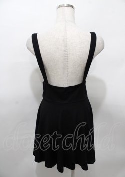 画像2: KILL STAR / SUSPEND ME STATEMENT SKIRT S ブラック Y-25-07-25-102-PU-SK-SZ-ZY