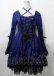画像1: ATELIER PIERROT / フィッシュテールジャガードドレス  ブルー Y-25-07-25-108-EL-OP-SZ-ZY (1)