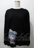 NieR Clothing / 擬人化ONE君トレーナー  黒 Y-25-07-25-014-PU-TS-0-ZY