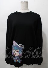 NieR Clothing / 擬人化ONE君トレーナー  黒 Y-25-07-25-014-PU-TS-0-ZY