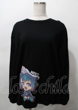 画像1: NieR Clothing / 擬人化ONE君トレーナー  黒 Y-25-07-25-014-PU-TS-0-ZY