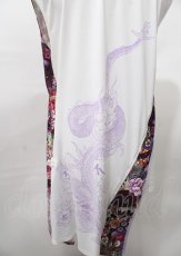 画像4: Qutie Frash / 着物インナーチュニック 白×パープル Y-25-07-25-120-QU-TO-SZ-ZS (4)