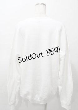 画像2: NieR Clothing / プリントスウェット  白 Y-25-07-25-016-PU-TO-AS-ZY