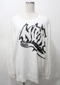 NieR Clothing / プリントスウェット  オフ Y-25-07-25-017-PU-TO-ET-ZY
