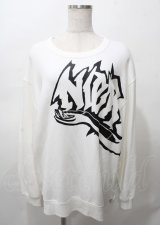 NieR Clothing / プリントスウェット  オフ Y-25-07-25-017-PU-TO-ET-ZY