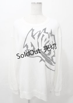 画像1: NieR Clothing / プリントスウェット  オフ Y-25-07-25-017-PU-TO-ET-ZY