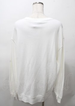 画像2: NieR Clothing / プリントスウェット  オフ Y-25-07-25-017-PU-TO-ET-ZY