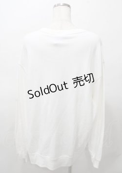 画像2: NieR Clothing / プリントスウェット  オフ Y-25-07-25-017-PU-TO-ET-ZY