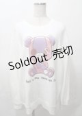 NieR Clothing / ちゃむちゃむスウェット  白 Y-25-07-25-018-PU-BL-AS-ZY
