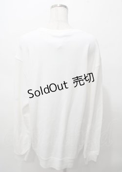 画像2: NieR Clothing / ちゃむちゃむスウェット  白 Y-25-07-25-018-PU-BL-AS-ZY