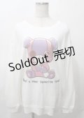NieR Clothing / ちゃむちゃむスウェット  白 Y-25-07-25-020-PU-BL-AS-ZY