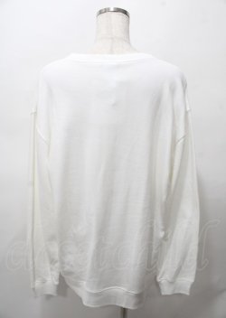 画像2: NieR Clothing / ちゃむちゃむスウェット  白 Y-25-07-25-021-PU-BL-AS-ZY