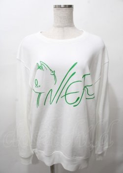 画像1: NieR Clothing / プリントトレーナー  白 Y-25-07-25-022-PU-TO-0-ZY