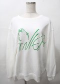 NieR Clothing / プリントトレーナー  白 Y-25-07-25-024-PU-TO-0-ZY