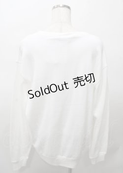 画像2: NieR Clothing / プリントトレーナー  白 Y-25-07-25-024-PU-TO-0-ZY