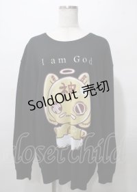 NieR Clothing / 神様Nierちゃんスウェット  黒 Y-25-07-25-003-PU-TO-HR-ZY