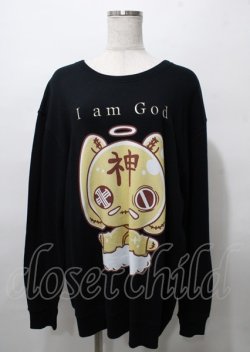 画像1: NieR Clothing / 神様Nierちゃんスウェット  黒 Y-25-07-25-003-PU-TO-HR-ZY