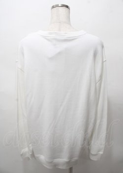 画像2: NieR Clothing / おしゅしスウェット  白 Y-25-07-25-025-PU-TO-AS-ZY