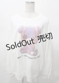 NieR Clothing / ちゃむちゃむスウェット  白 Y-25-07-25-026-PU-BL-AS-ZY
