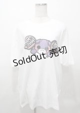 NieR Clothing / ちゃむちゃむ推しTシャツ  白 Y-25-07-25-031-PU-TO-AS-ZY