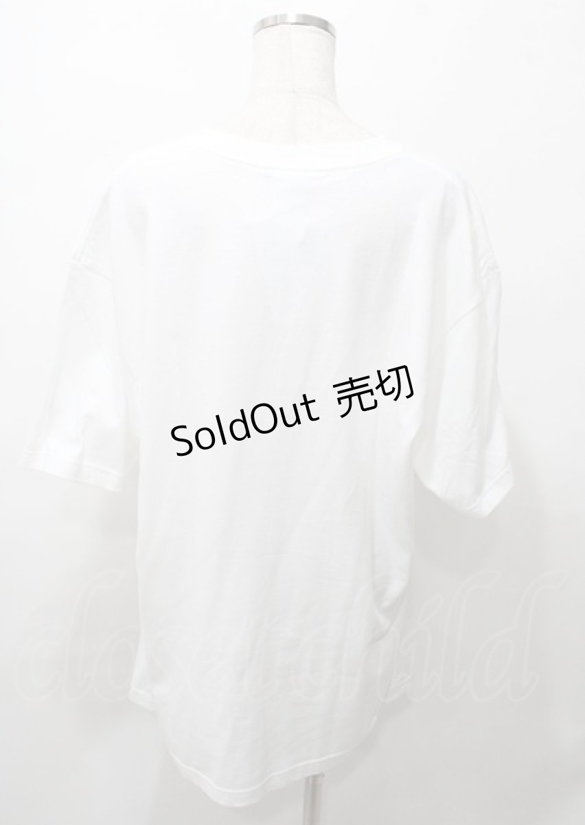 画像2: NieR CLOTHING / ちゃむちゃむTシャツ  白 Y-25-07-25-032-PU-TO-AS-ZT353 (2)
