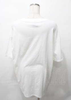 画像2: NieR Clothing / WHITE COTTON CUTSEW【猫派です】 XL ホワイト Y-25-07-25-033-PU-TO-IG-ZY