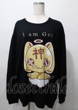 画像1: NieR Clothing / 神様Nierちゃんスウェット  黒 Y-25-07-25-004-PU-TO-AS-ZY