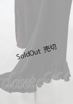 画像3: Qutie Frash / チャイナブラウス  黒×赤 Y-25-07-25-035-QU-BL-SZ-ZY