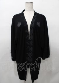 気楡茶閃洸(Qutie Frash) / 法被カーデ  黒 Y-25-07-25-039-QU-TO-SZ-ZY