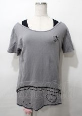 画像1: PUTUMAYO / PUTOMAYO Kirimiちゃん カットソー  グレー Y-25-07-25-044-PT-TO-SZ-ZT512 (1)