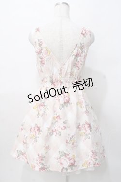 画像3: Lizmelo / チェック×バラ柄スカラップジャンスカ S ピンク Y-25-07-27-025-LO-OP-SZ-ZI