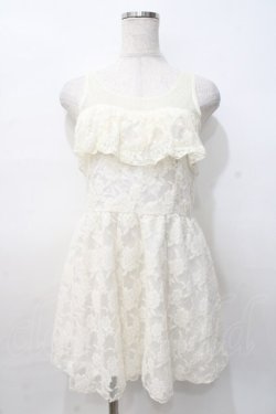 画像1: LIZ LISA / チュールレースノースリーブワンピース 0 生成り Y-25-07-27-030-LO-TO-SZ-ZY