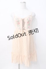LIZ LISA / 花刺繍レースワンピース 0 オレンジ Y-25-07-27-031-LO-OP-SZ-ZY